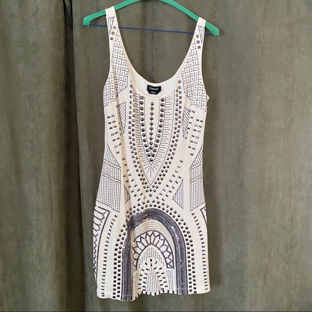 Bebe Sequin and Bead dress